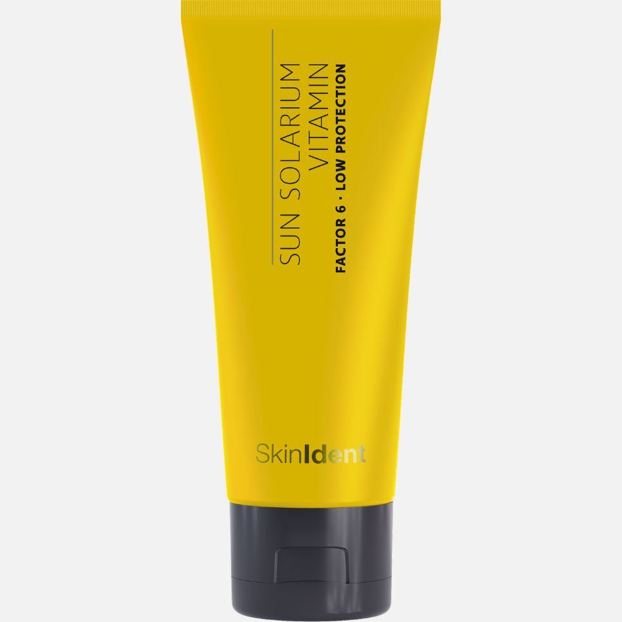 SUN SOLARIUM VITAMIN FACTOR 6 · LOW PROTECTION